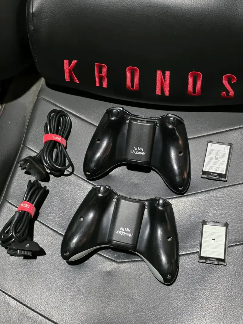 Controles inalámbricos para Xbox 360 con baterías recargables - 2
