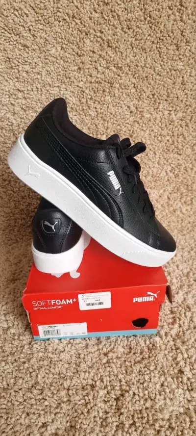 Zapatillas negras Puma con SoftFoam - miniatura 1
