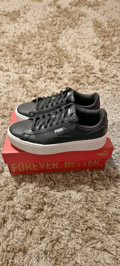 Zapatillas negras Puma con SoftFoam - miniatura 4