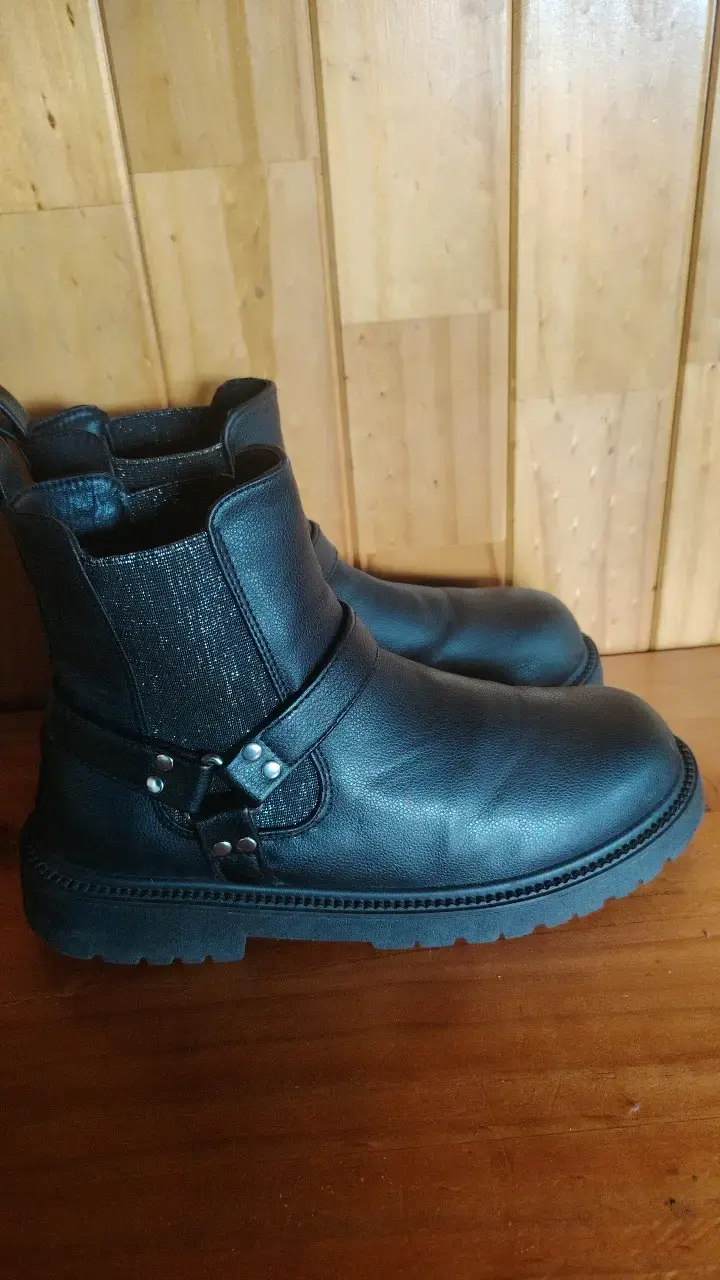 Botines negros talla 40 para mujer - 2