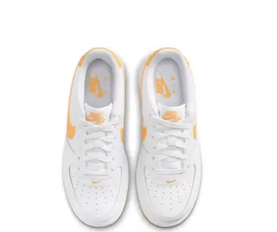 Zapatillas Nike Air Force 1 Blancas y amarillas - miniatura 3