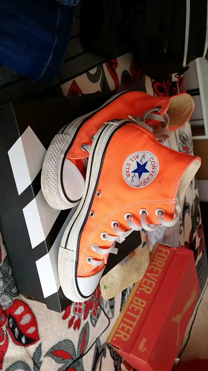 Zapatillas Converse All Star Naranjas - 1