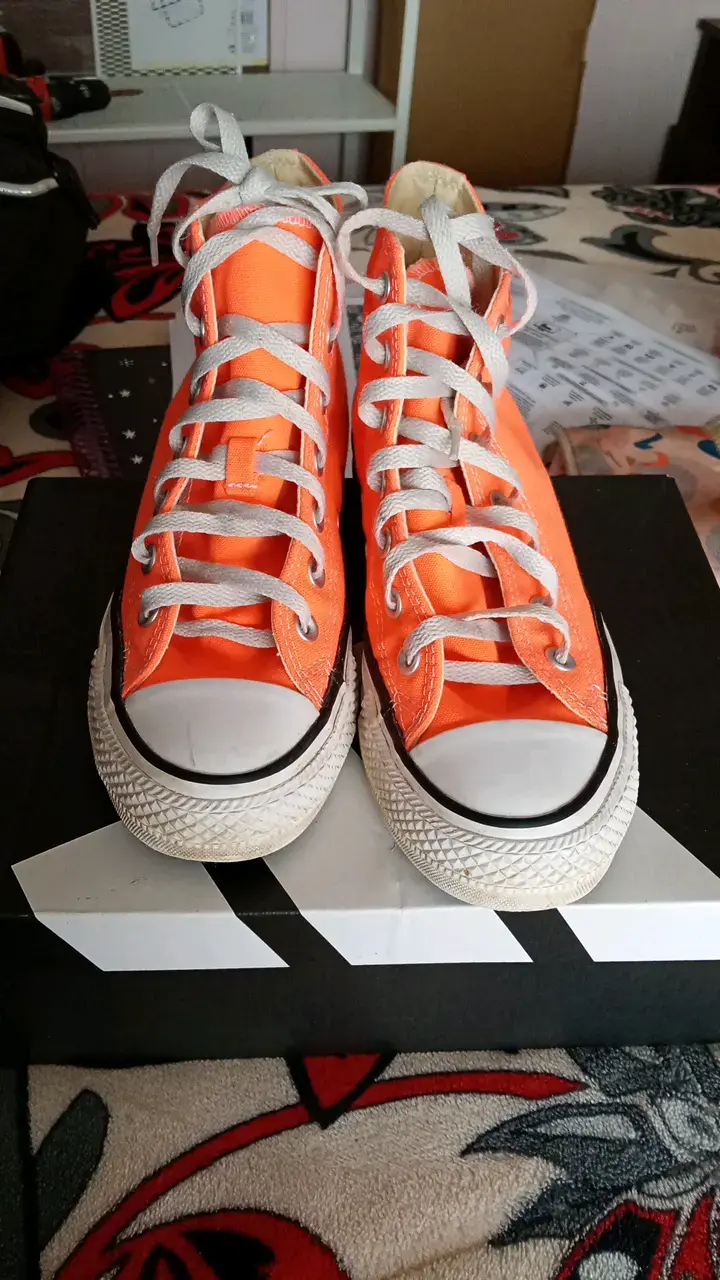 Zapatillas Converse All Star Naranjas - 2