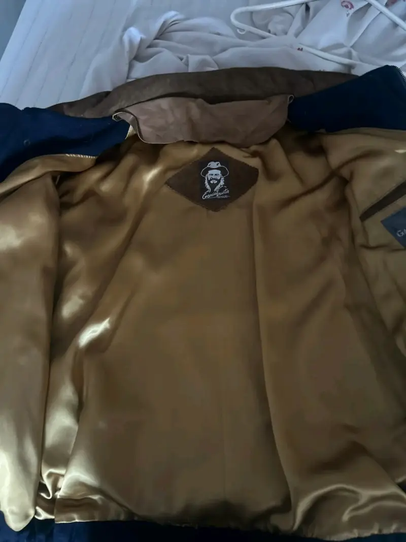 Chaqueta de lana con parches marrones Garcia Fausta - 1