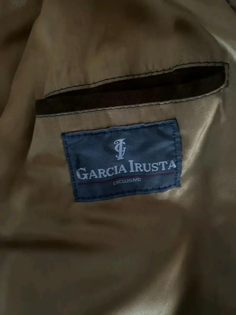 Chaqueta de lana con parches marrones Garcia Fausta - 5