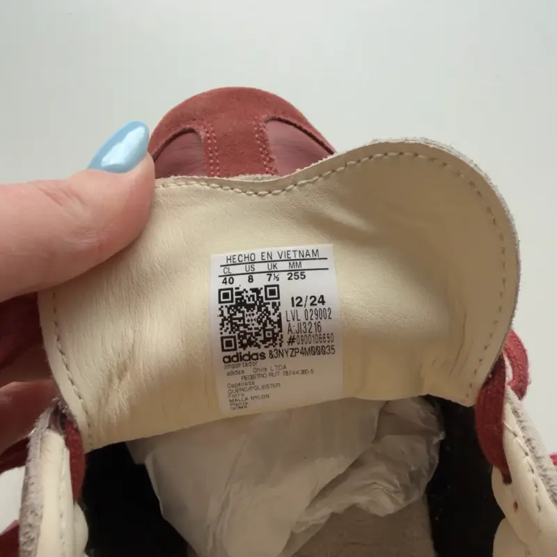 Zapatillas deportivas rojas Adidas clásicas - 5