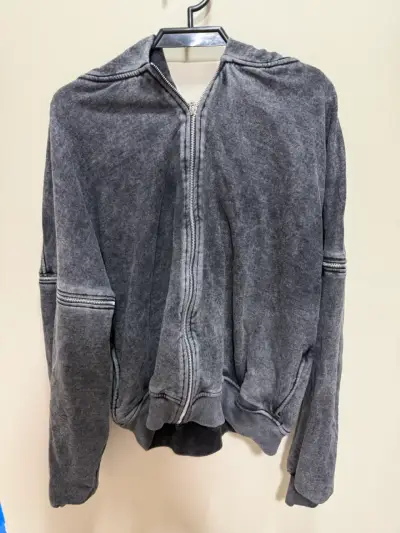 Polerón Kuroarchives Multizipper Acid wash hoodie - miniatura 2
