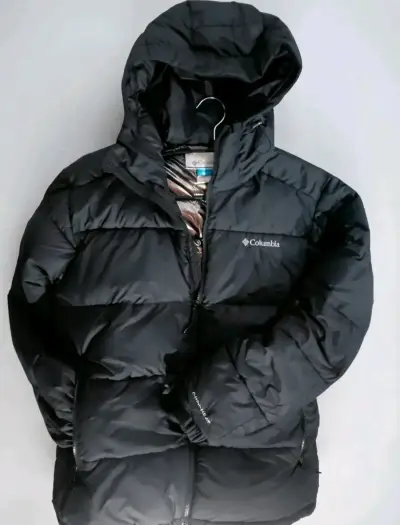 Chaqueta Columbia negra con tecnología Omni-Heat - miniatura 1