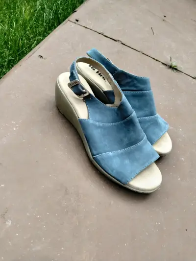 Sandalias de Cuero Negro - miniatura 1
