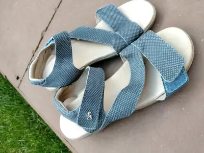 Sandalias de Cuero Negro - miniatura 5