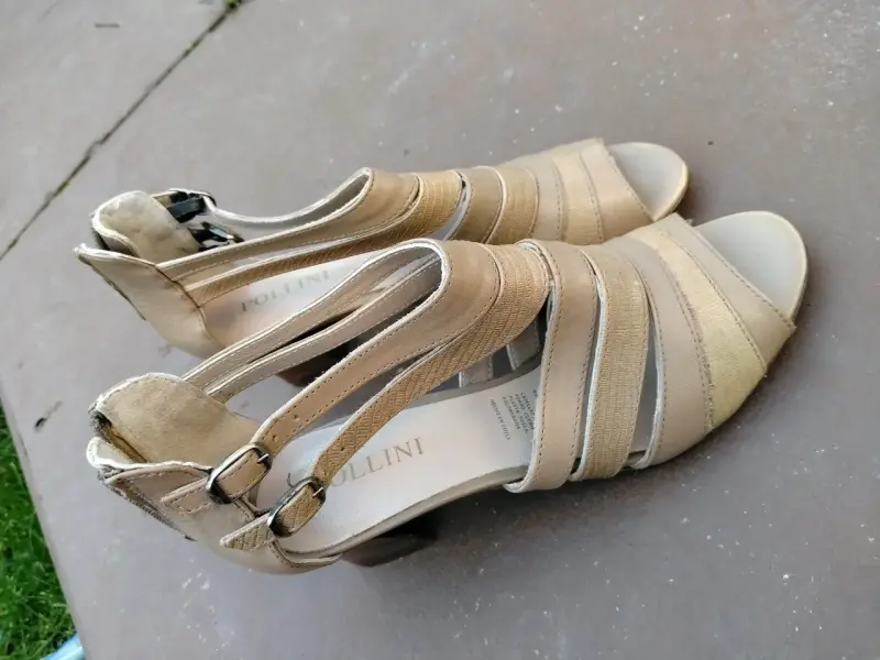 Sandalias de Cuero Negro - 7