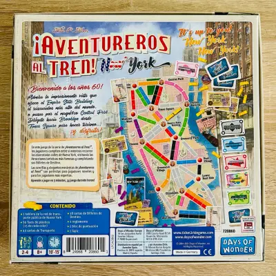 Juego de mesa Aventureros al Tren Nueva York - miniatura 1