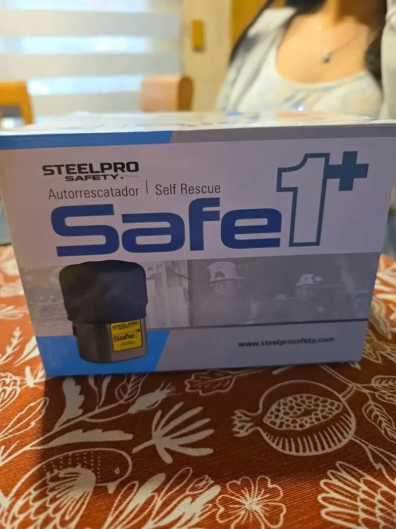 Autorescatador Steelpro Safe 1+ con cinturon - 1