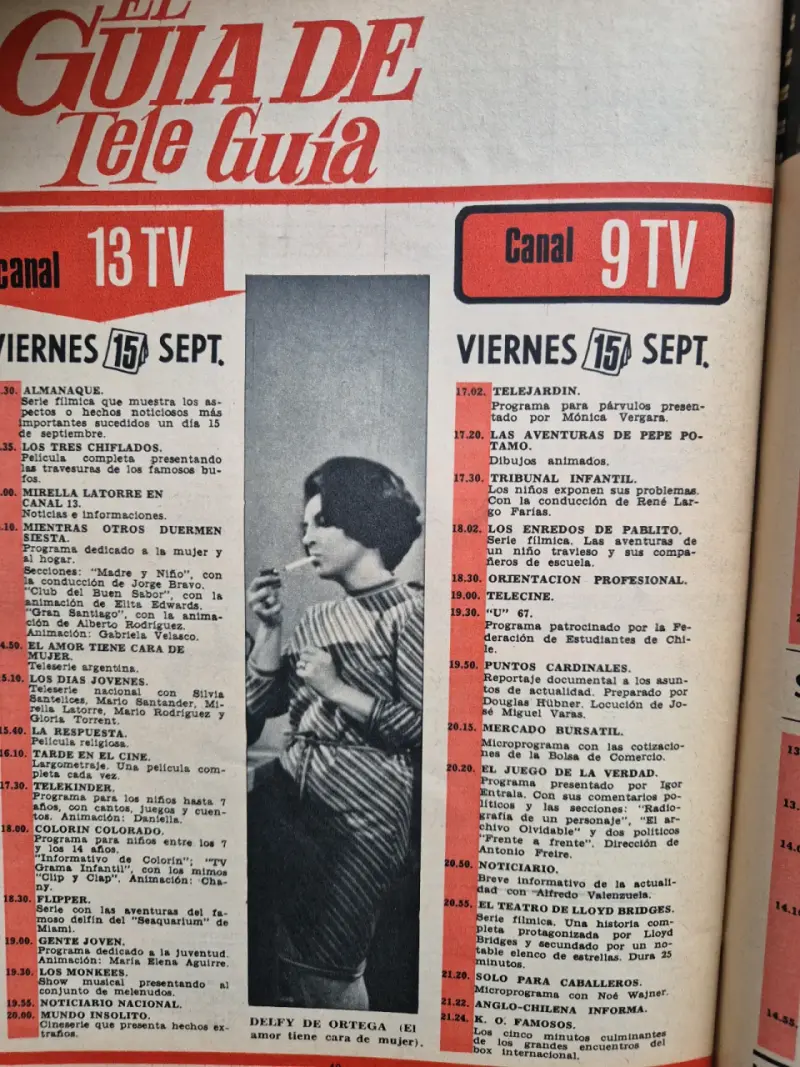 Lote de 57 Revistas Tele Guía (1967-68) - 2