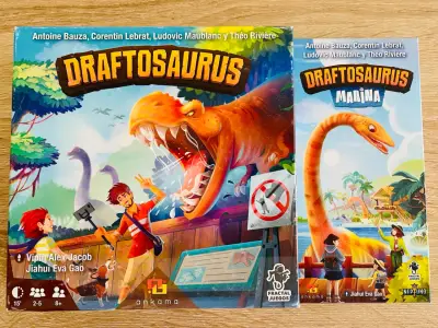 Juego de Mesa Draftosaurus con Expansión Marina - miniatura 1