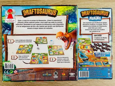 Juego de Mesa Draftosaurus con Expansión Marina - miniatura 2