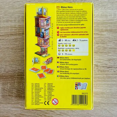 Juego de mesa Rhino Hero de HABA - miniatura 2