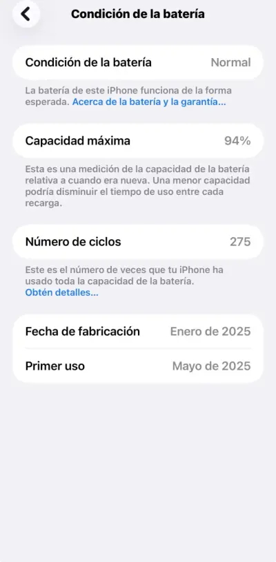 iPhone 16Pro Max 256GB Gris Espacial en Buen Estad - miniatura 3
