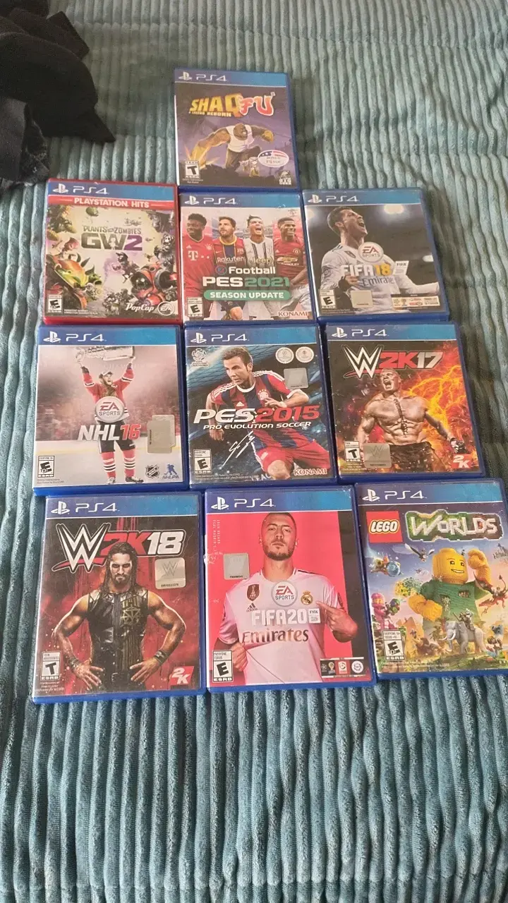 Lote de 10 juegos PS4 variados - 2