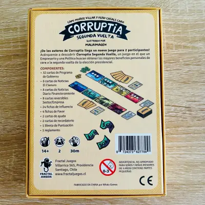 Juego de mesa Corruptia Segunda Vuelta - miniatura 2