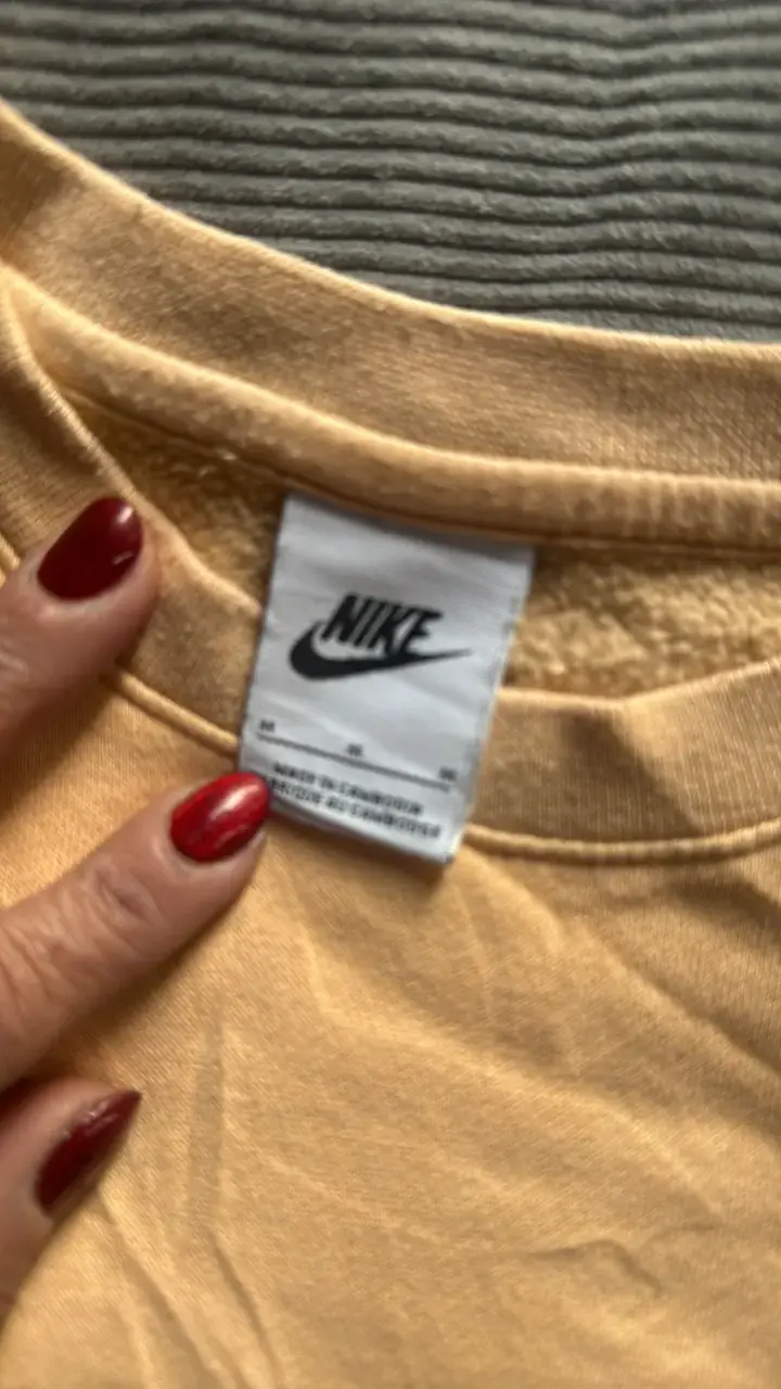 Polerón Nike beige para mujer - 2