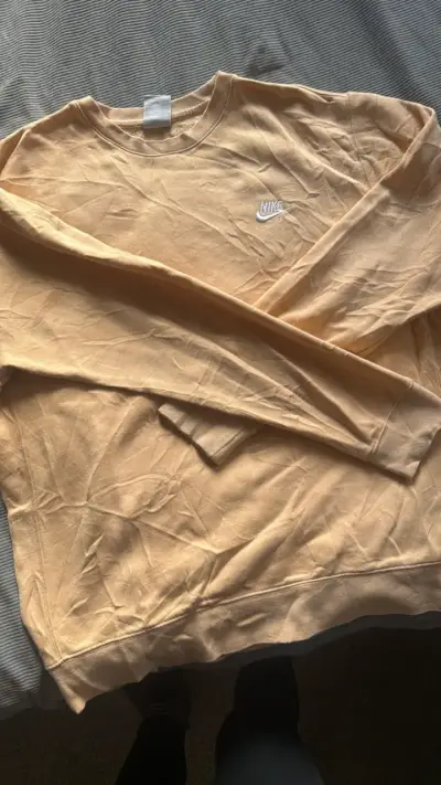 Polerón Nike beige para mujer - miniatura 4