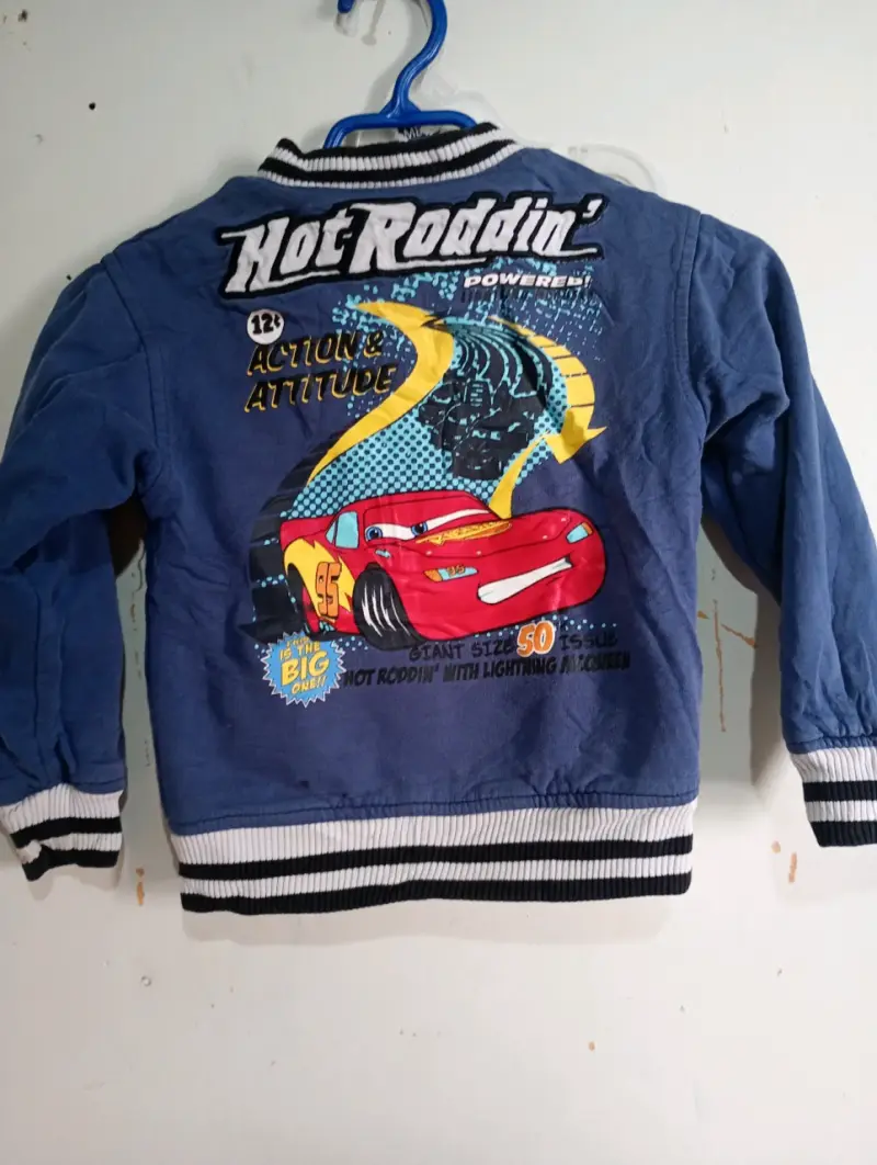 Chaqueta Infantil Cars McQueen Reversible - 3