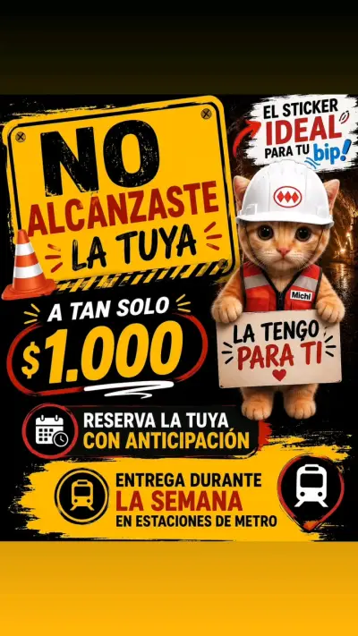 Sticker ideal para tarjeta Bip - miniatura 1
