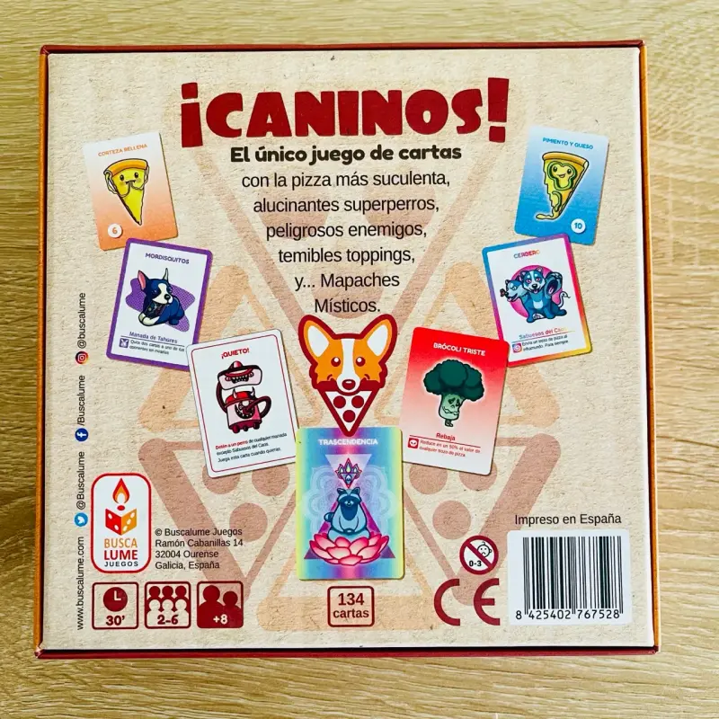 Juego de cartas Caninos de Busca Lume - 2