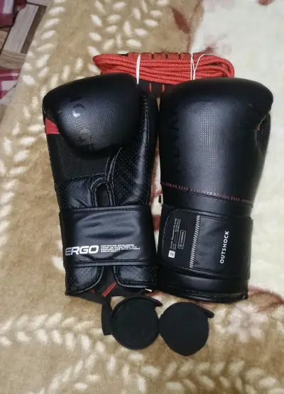 Guantes de Boxeo Outshock Ergo Negros - miniatura 2