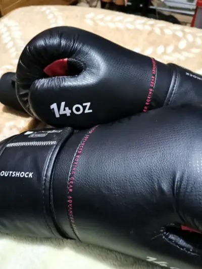 Guantes de Boxeo Outshock Ergo Negros - miniatura 5