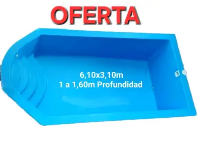 Piscina de Fibra de Vidrio Varias Medidas - miniatura 1