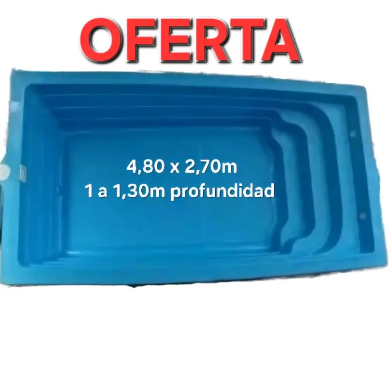 Piscina de Fibra de Vidrio Varias Medidas - 2