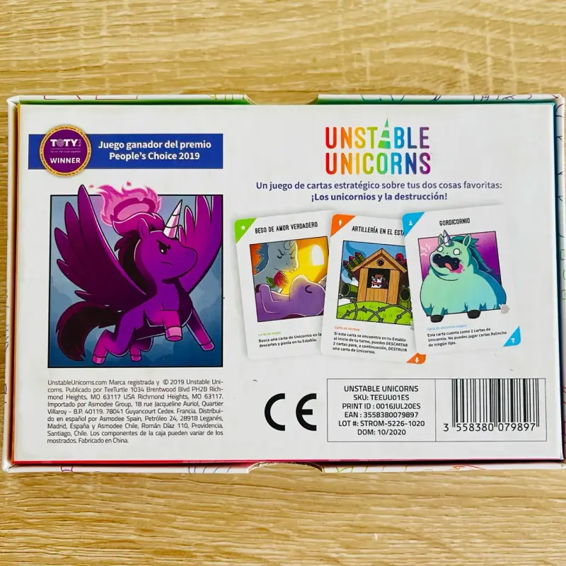 Juego de cartas Unstable Unicorns 2ª Edición - 2