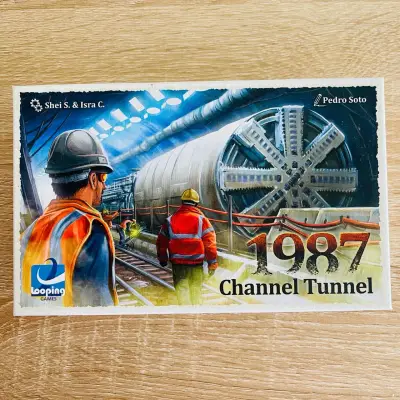 Juego de Mesa 1987 Channel Tunnel Looping Games - miniatura 1