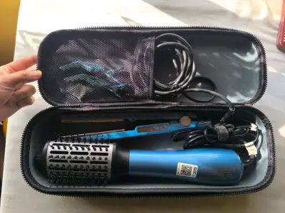 Plancha de Pelo Babyliss Pro Nano Titanium Azul - miniatura 1