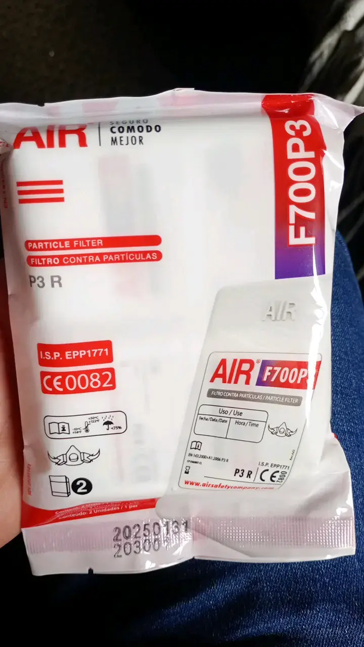 Máscara de Protección AIR con Filtro F700P3 - 3