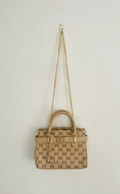 Bolso de mano beige marca BEBE - miniatura 1