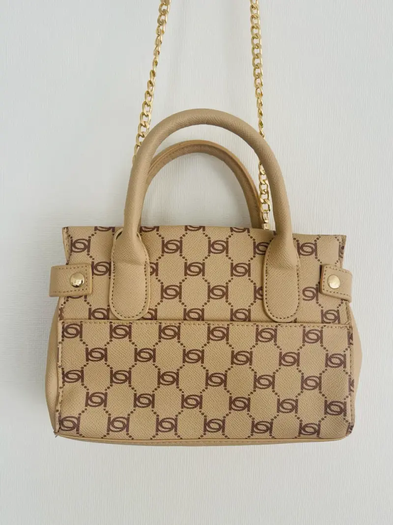 Bolso de mano beige marca BEBE - 4