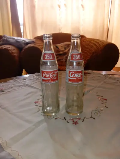 Botellas de vidrio Coca-Cola vintage año 80 - miniatura 1