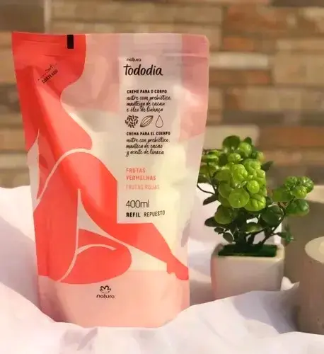 Repuesto Crema Corporal Tododia Frutas Rojas 400ml - 1