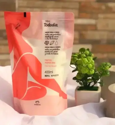 Repuesto Crema Corporal Tododia Frutas Rojas 400ml - miniatura 1