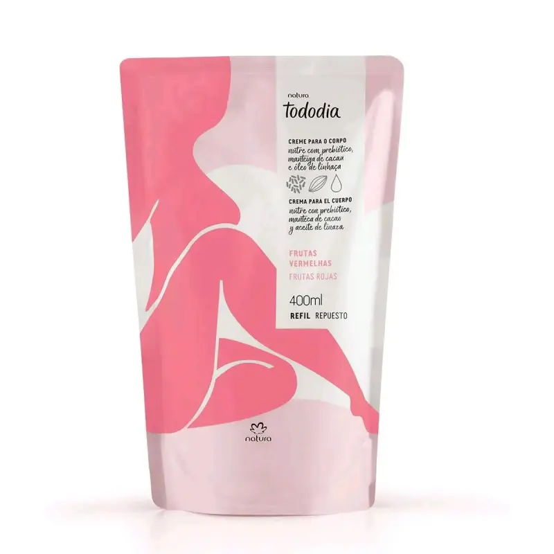 Repuesto Crema Corporal Tododia Frutas Rojas 400ml - 2