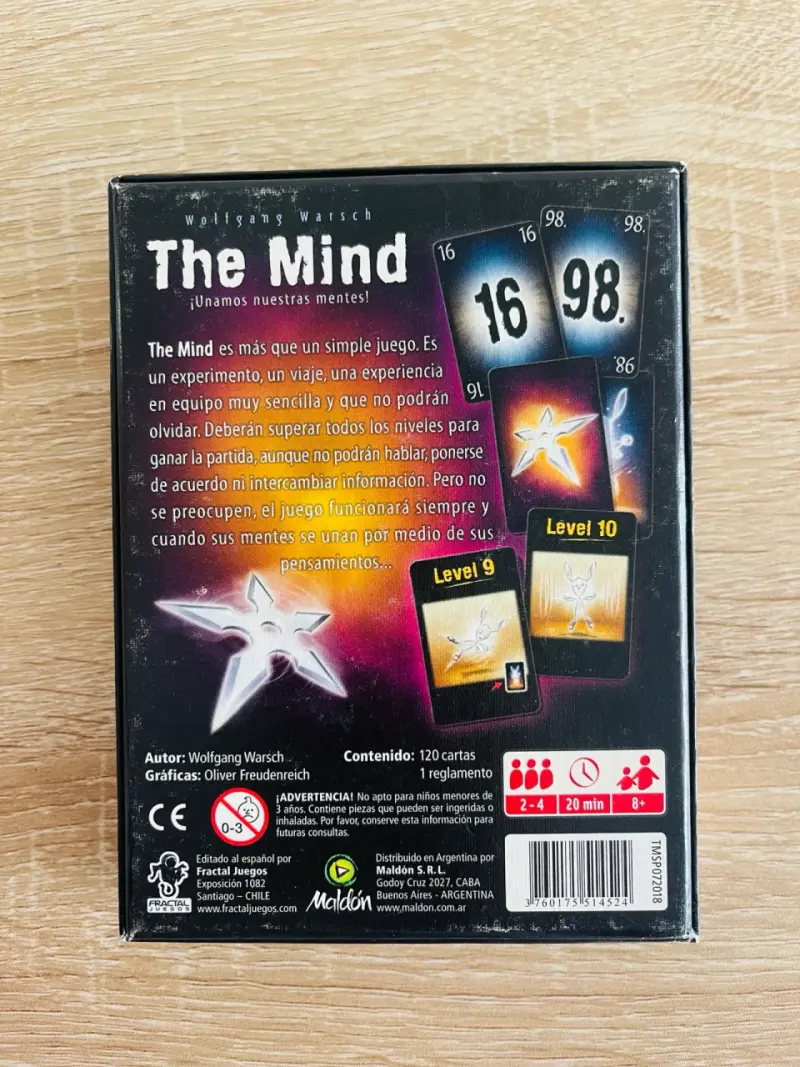 Juego de Cartas The Mind por Wolfgang Warsch - 2
