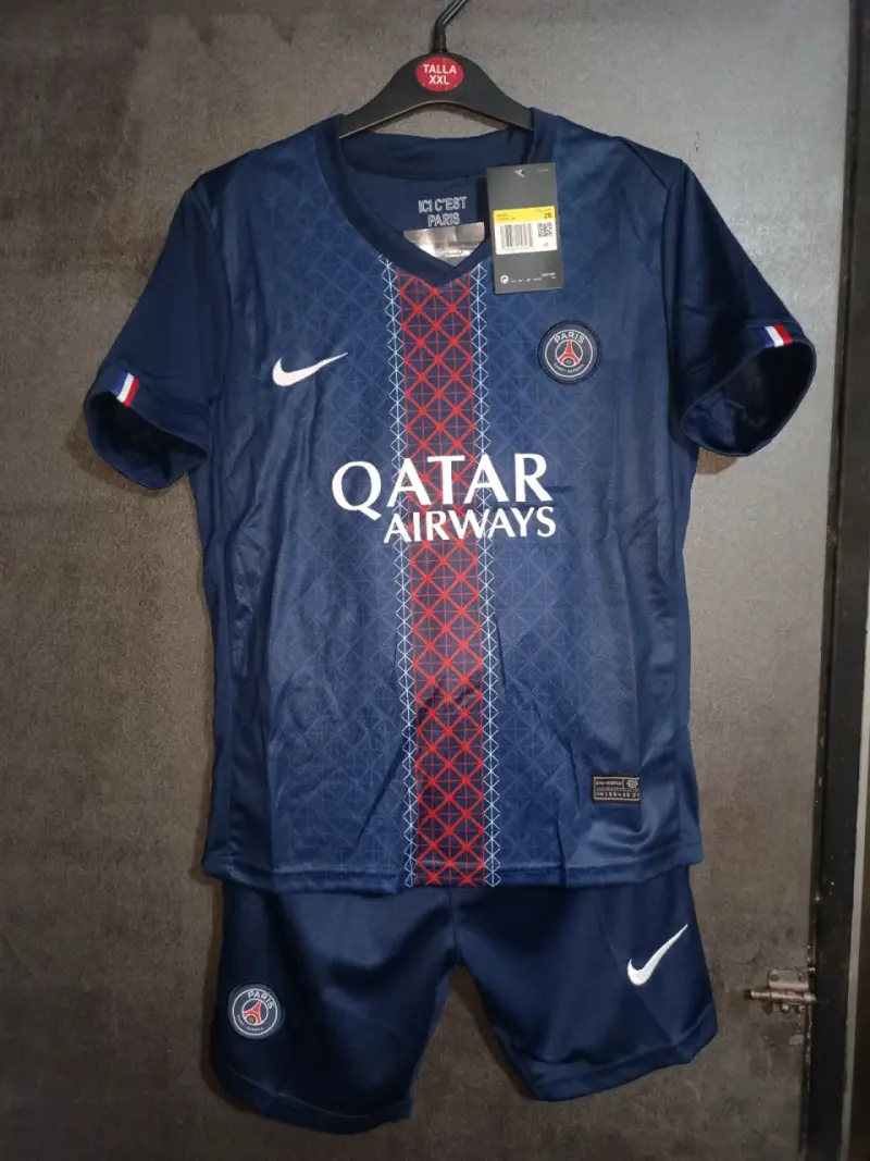 Conjunto de fútbol infantil PSG Nike azul - 2