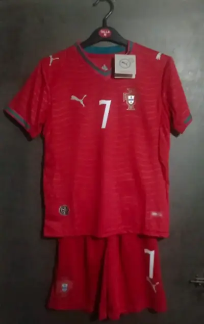 Conjunto de fútbol infantil PSG Nike azul - miniatura 4
