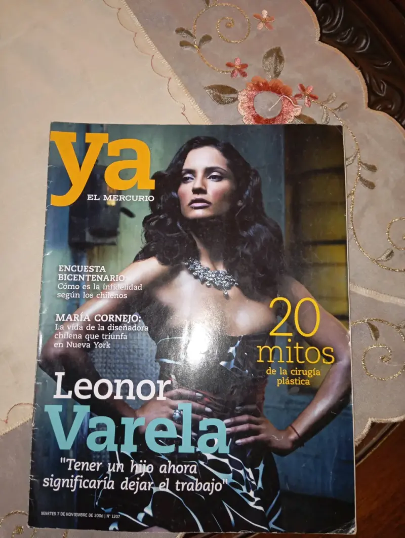 Revista Ya El Mercurio con Leonor Varela