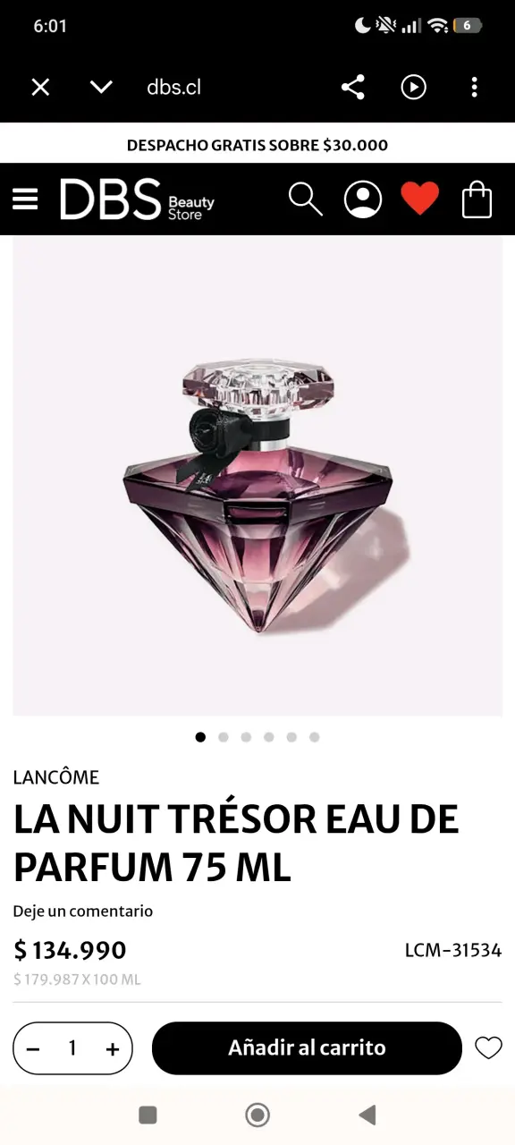 Perfume Lancôme La Nuit Trésor 75 ml - 2