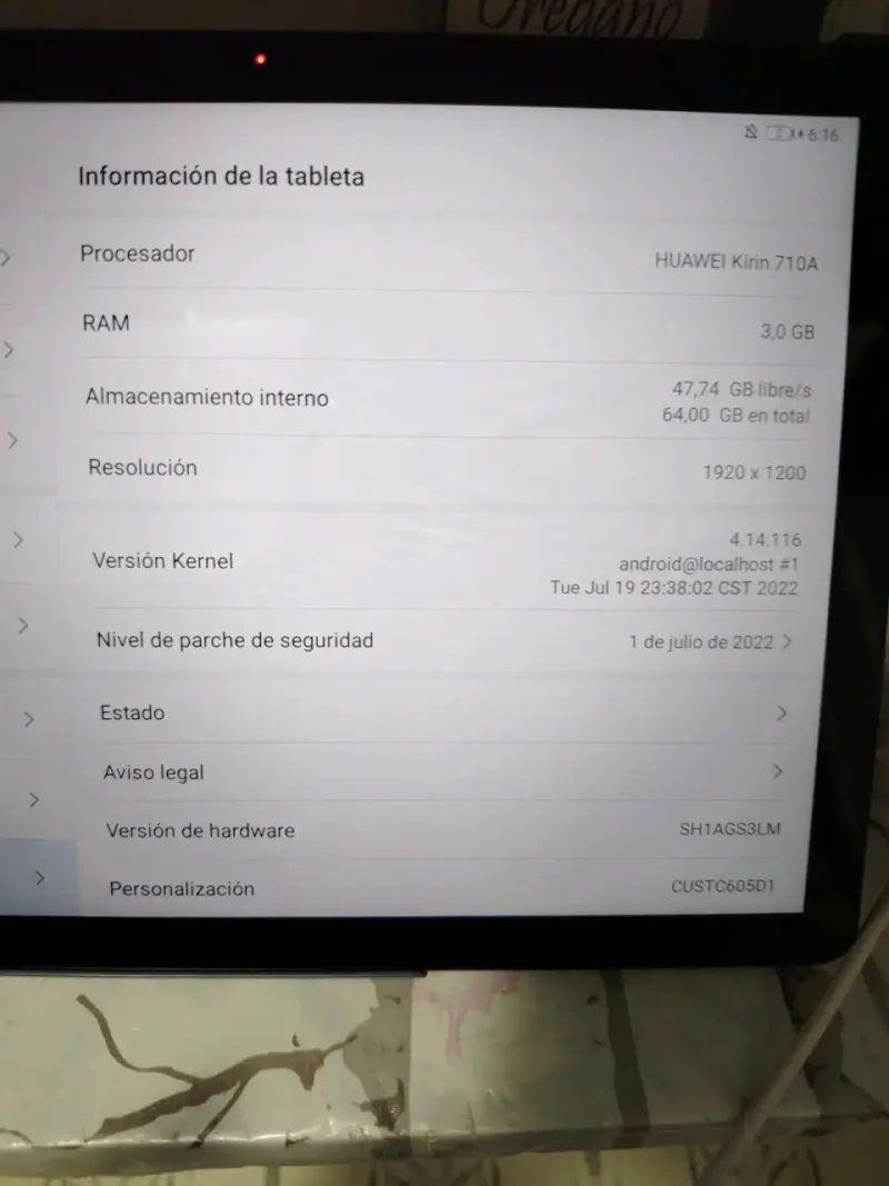 Tablet Huawei MatePad T8 3GB RAM 64GB - 3