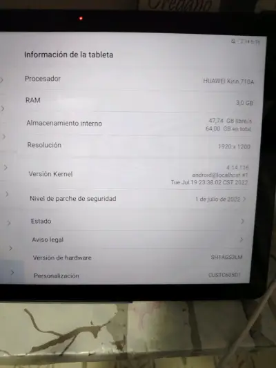 Tablet Huawei MatePad T8 3GB RAM 64GB - miniatura 3